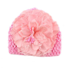 Sweet Baby Kids Girls Flower Knitted Crochet Beanie Toddler Hat Cap PL1 J4U66