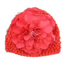 Sweet Baby Kids Girls Flower Knitted Crochet Beanie Toddler Hat Cap PL1 J4U66