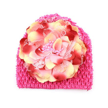 Sweet Baby Kids Girls Flower Knitted Crochet Beanie Toddler Hat Cap PL1 J4U66