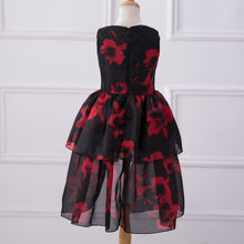 Sweet Flower O Neck Collar Sleeveless Floral Color Infant Baby Girls Dress 3-8Y Toddler Girls Birthday Party Dress PY2 J4U66