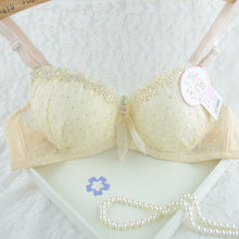 Sweet Girls Sexy Women Lace Bras Bow Push Up Bra Underwired Dot Brassiere 32 34 36 B J4U66