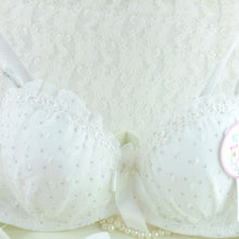 Sweet Girls Sexy Women Lace Bras Bow Push Up Bra Underwired Dot Brassiere 32 34 36 B J4U66