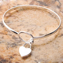 Sweet Peach Heart Bracelets Jewelry charms bracelets & bangles Women Silver Plated jewelry J4U66