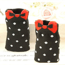 Sweet Women Girls Cute Soft Warm Cotton Polka Dots Bow Short Low Ankle Socks PY3 J4U66