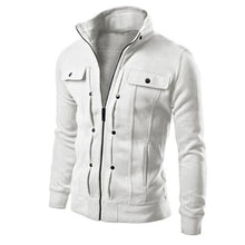 TOP Fashion & Jacket Mens Slim Designed Lapel Cardigan Coat Jacket Stand Collar Quality Padded For Men Overcoat J4U66