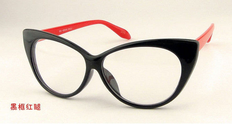 Vintage Inspired Fashion Men Women's Cat Eye Clothes Accessory Plain Glasses Chic Eyewear J4U66