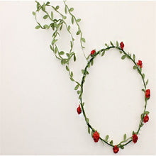 Tassel Shaped Flower Headband Bohemian Floral Crown Wedding Garland Forehead Hair Head Band Beach Wreath 8Color J4U66