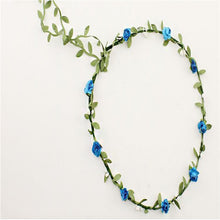 Tassel Shaped Flower Headband Bohemian Floral Crown Wedding Garland Forehead Hair Head Band Beach Wreath 8Color J4U66