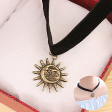 Tibetan Gothic Handmade with Charm Gothic Pendant For Women Inspired Black 10mm Velvet Ribbon Choker Necklace J4U66