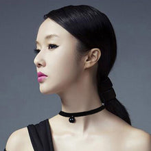 Tibetan Gothic Handmade with Charm Gothic Pendant For Women Inspired Black 10mm Velvet Ribbon Choker Necklace J4U66
