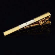 Tie Clips Simple Party Gift For Men Men Gold Color Metal Necktie Tie Bar Clasp Clip Cufflinks Sets J4U66