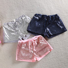 Toddler 2-6 Y Kids Girl Sequins Shorts Short Pants Tie Bow Elastic Waist Trousers PY1 J4U66
