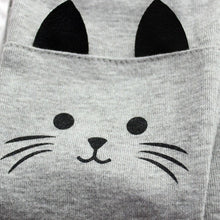 baby girls skinny pants cute cat printed stretchykids warm leggings capris trousers J4U66