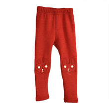 Toddler Child Cozy Animal Printed Leggings Girls Pants Baby Fleece Trousers PY5 J4U66