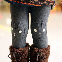 Toddler Child Cozy Animal Printed Leggings Girls Pants Baby Fleece Trousers PY5 J4U66