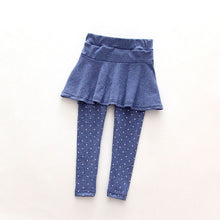 girls culottes render pants kids child fall leggings trousers skirt 1~7 years J4U66