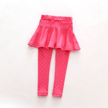 girls culottes render pants kids child fall leggings trousers skirt 1~7 years J4U66