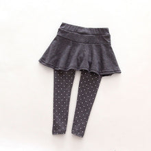 girls culottes render pants kids child fall leggings trousers skirt 1~7 years J4U66