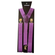 kids boys girls clip on suspenders elastic adjustable braces J4U66