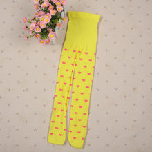Toddler Kids Girls Love Heart Leggings Pants Trousers Pantyhose Full Foot Stocking 7 Colors J4U66