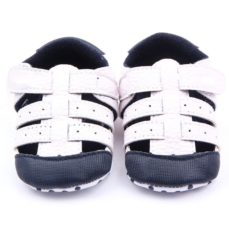 Toddlers Baby Shoes Girls Boys Outdoors Soft PU Leather Infant First Walker Shoes J4U66
