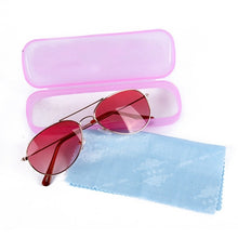 Toddlers Kids Boys Gilrs Unisex Sunglasses with Box Retro Metal Frame Eyewear Goggles Sun Glasses Lunette De Soleil J4U66