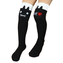 Toddlers Kids Girls Knee High Socks School Cotton Tights Striped Stockings for Girls 1-8Years J4U66