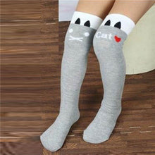 Toddlers Kids Girls Knee High Socks School Cotton Tights Striped Stockings for Girls 1-8Years J4U66