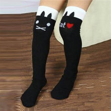 kids girls knee high socks school cotton tights striped stockings for girls J4U66