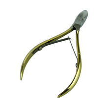 Toe Cuticle Dead Skin Nail Nippers Scissor Manicure Pedicure Stainless Steel Cobalt Nail Care Tool Gold  J4U66