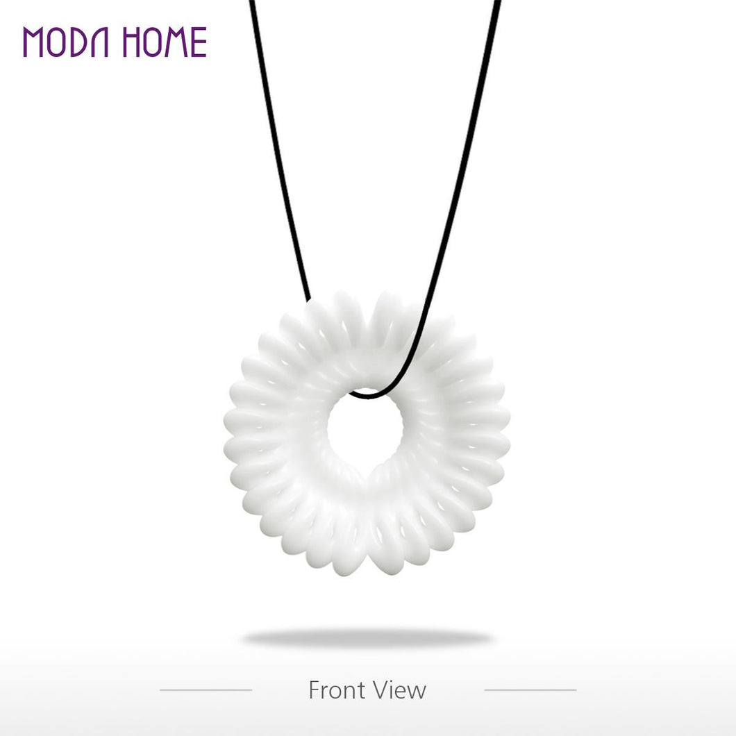 flower blossom pendant 3d printed jewelry original design unique model personal hanging best friend forever bff necklace J4U66