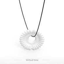 flower blossom pendant 3d printed jewelry original design unique model personal hanging best friend forever bff necklace J4U66