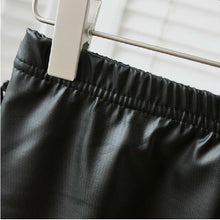 womens pu leather skinny stretch leggings material patchwork casual pants women J4U66