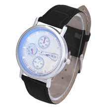 Retro Men's Leather Band Sport Analog Quartz Watch Simple Business Military Wristwatches Classics Dress Watches OC8 J4U66
