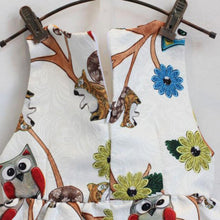 Trendy Baby Girls 2-7 Years Sleeveless Owl Print Tutu Dress One Piece Party Cocktail Dresses J4U66