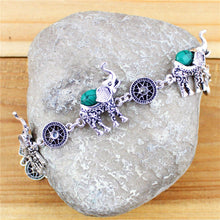 Turquoise Elephant Shape Elegant Necklace/ Bracelet /Earrings Mix Options J4U66