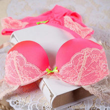 Underclothes Underwear Women Bras B C cup Lingerie set With Brief Sexy Lingerie Lace Embroidery Bra Sets Bowknot Bras J4U66