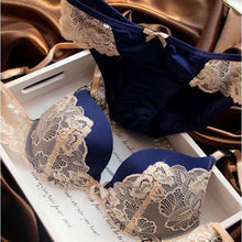 Underclothes Underwear Women Bras B C cup Lingerie set With Brief Sexy Lingerie Lace Embroidery Bra Sets Bowknot Bras J4U66