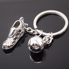 Unique Metal Ring Key Chain Keyfob Cool Soccer Shoe Lovely Keyrings J4U66