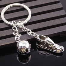 Unique Metal Ring Key Chain Keyfob Cool Soccer Shoe Lovely Keyrings J4U66