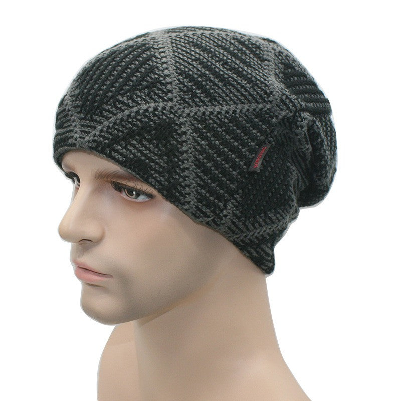Unisex Warm Beanies Hats for Men Women Wool Knitted Caps Turban Bonnet Femme Homme J4U66