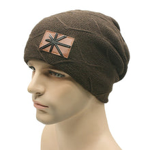 Unisex Warm Beanies Hats for Women Men Metal Wool Knitted Caps Bonnet Femme J4U66