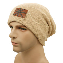 Unisex Warm Beanies Hats for Women Men Metal Wool Knitted Caps Bonnet Femme J4U66