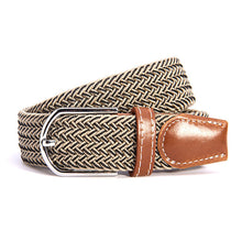Unisex Canvas Woven Leather Pin Webbing Metal Buckle Elastic Waist Belt Men Waistband J4U66