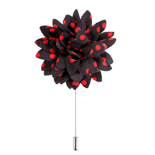 Deep Purple Lapel Pin Wedding Groomsman Upscale Flower Women Brooch Brooches Multicolor J4U66