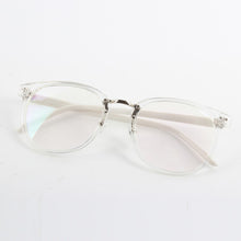 unisex tide optical glasses round frame eyewear eyeglasses transparent glass 4 colors J4U66