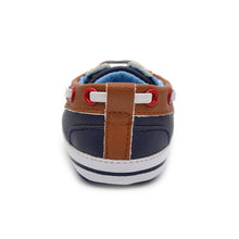 Unisex PU leather jacket casual Round Toe Soft Leather shoes J4U66