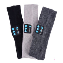 Unisex Soft Warm Wireless Bluetooth Smart Beanies Hats for Men Caps Headset Speaker Mic J4U66