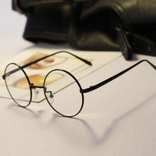Unisex Men Designer Retro Metal Frame Round Glasses Clear Lens Nerd Eyewear 6 Colors J4U66