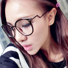 Unisex Women Men Retro Round Nerd Glasses Curving Earstems Semi Metal Frame Spectacles Oculos Feminino J4U66